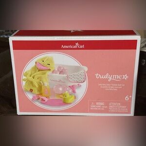 American Girl Scrub-a-dub Fun Set with Pink and Yellow Accents
